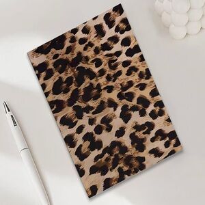 NWT No Label Leopard Print Journal Notebook